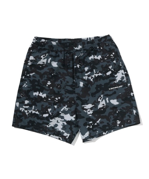 アベイシングエイプ マルチピクセルカモリラックスドフィットビーチショーツ L MULTI PIXEL CAMO RELAXED FIT BEACH SHORTS（その他パンツ）｜A