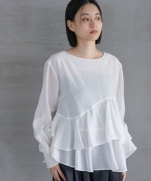 A part by | アシメペプラムブラウス(シャツ/ブラウス)