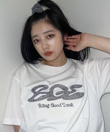 BGL（ビージーエル）の「RHINESTONE LOGO TEE（Tシャツ/カットソー）」