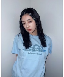 BGL（ビージーエル）の「RHINESTONE LOGO TEE（Tシャツ/カットソー）」