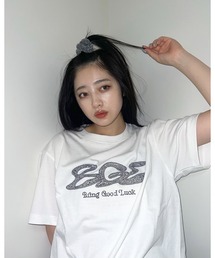 BGL（ビージーエル）の「RHINESTONE LOGO TEE（Tシャツ/カットソー）」