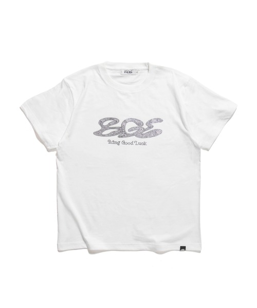 BGL（ビージーエル）の「RHINESTONE LOGO TEE / ラインストーン / ロゴ / キラキラ 半袖Tシャツ（Tシャツ/カットソー・レディース・ブラック/ライトブルー/ホワイト/ライトイエロー・S/M/L）」の20枚目の写真