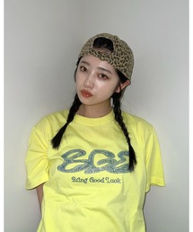 BGL（ビージーエル）の「RHINESTONE LOGO TEE   ラインストーン   ロゴ   キラキラ 半袖Tシャツ（Tシャツ/カットソー）」