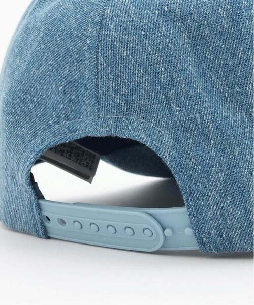 X-girl Stages（エックスガールステージス）の「ロゴ刺しゅうダメージ加工キャップ（キャップ・キッズ・ブラック/ライトブルー・S(48-52cm)/52-56cm）」の4枚目の写真
