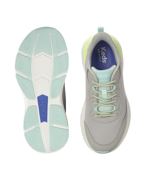 Keds（ケッズ）の「Keds ブリスムーブ レース メッシュ/スエード グレー（スニーカー・レディース・グレー・23.0cm/23.5cm/24.0cm/24.5cm/25.0cm/22.5cm）」の5枚目の写真