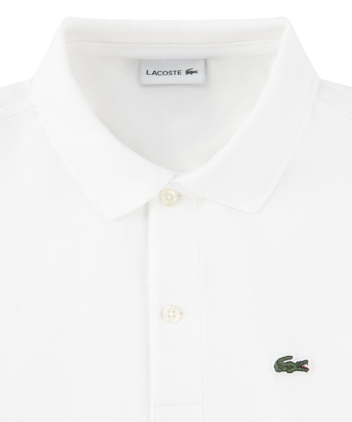 LACOSTE（ラコステ）の「LACOSTE(ラコステ)/ボーイズ プチピケ ポロシャツ 半袖ポロ 半袖トップス/LCB NON-ORGANIC PETIT PIQUE PO（ポロシャツ・レディース・グリーン/ホワイト/ネイビー/ライトブルー/ブラック・M/S/XL/L）」の8枚目の写真
