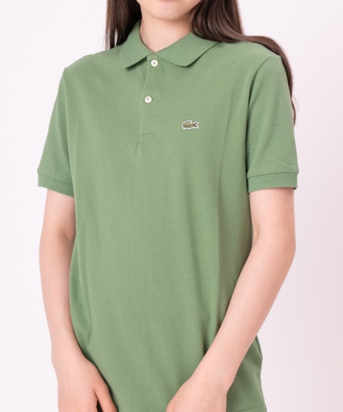 LACOSTE（ラコステ）の「LACOSTE(ラコステ)/ボーイズ プチピケ ポロシャツ 半袖ポロ 半袖トップス/LCB NON-ORGANIC PETIT PIQUE PO（ポロシャツ・レディース・グリーン/ホワイト/ネイビー/ライトブルー/ブラック・M/S/XL/L）」の13枚目の写真