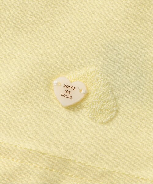 apres les cours（アプレレクール）の「【UVカット/接触冷感】ひんやりハートパイルカーディガン（カーディガン/ボレロ・キッズ・イエロー/アイボリー・130/120/90/80/140/100/110）」の9枚目の写真