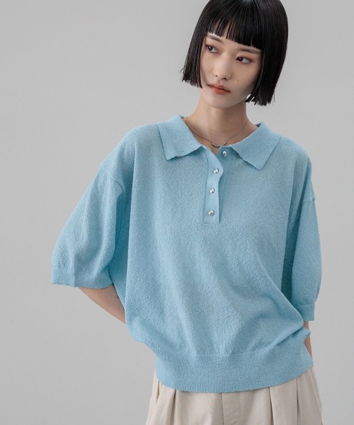 ブークレニットポロSS 669414（Tシャツ/カットソー）｜LOWRYS FARM