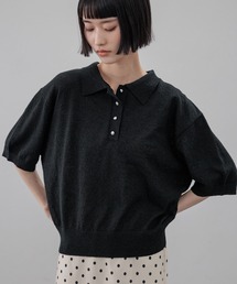 LOWRYS FARM | ブークレニットポロＳＳ 669414(Tシャツ/カットソー)