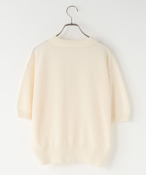 LOWRYS FARM(ローリーズファーム)の「ブークレニットポロSS 669414(Tシャツ/カットソー・レディース・アイボリー/ブルー/ブラック/ベージュ・FREE)」の10枚目の写真