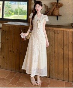 【未着用✨】SeaNewYorkアイボリー レース ノースリーブ ワンピース 未着用✨】SeaNewYorkアイボリー レース ノースリーブ ワンピース 未