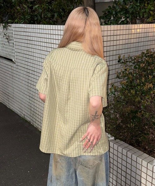 sedacle（セダクル）の「26SSラインストーンシャツ（シャツ/ブラウス・レディース・オフホワイト/ライトブルー/ベージュ/レッド・SMALL/MEDIUM/LARGE）」の20枚目の写真