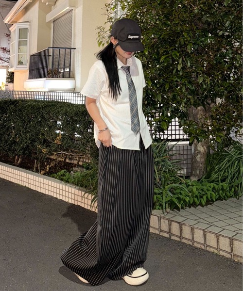 sedacle（セダクル）の「26SSラインストーンシャツ（シャツ/ブラウス・レディース・オフホワイト/ライトブルー/ベージュ/レッド・SMALL/MEDIUM/LARGE）」の14枚目の写真