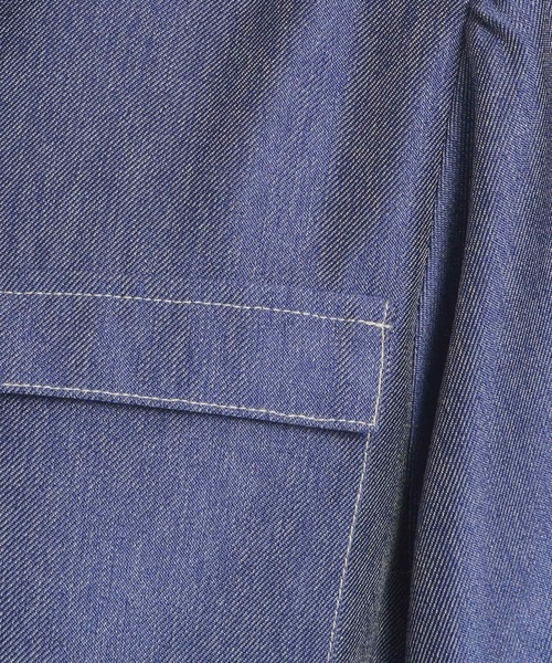 ITS'DEMO（イッツデモ）の「【洗濯機OK】デニム風ワンピース（ワンピース・レディース・ネイビー/ブラック・00）」の12枚目の写真