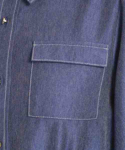 ITS'DEMO（イッツデモ）の「【洗濯機OK】デニム風ワンピース（ワンピース・レディース・ネイビー/ブラック・00）」の18枚目の写真