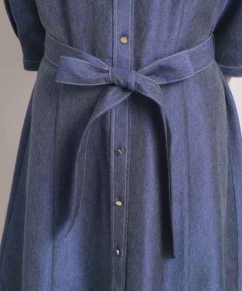 ITS'DEMO（イッツデモ）の「【洗濯機OK】デニム風ワンピース（ワンピース・レディース・ネイビー/ブラック・00）」の19枚目の写真
