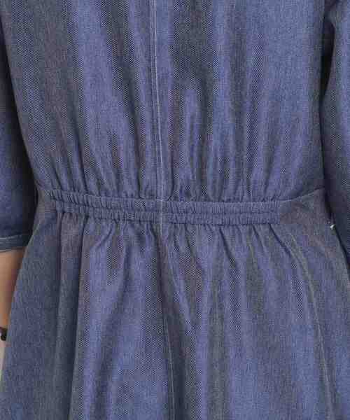 ITS'DEMO（イッツデモ）の「【洗濯機OK】デニム風ワンピース（ワンピース・レディース・ネイビー/ブラック・00）」の20枚目の写真