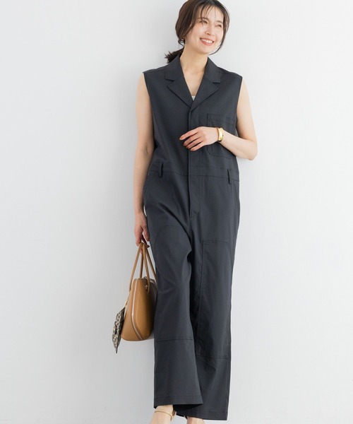 BARNYARDSTORM(バンヤードストーム)の「BARNYARDSTORM / ダブルニーオールインワン(つなぎ/オールインワン・レディース・ブラック/ベージュ・S/M)」の10枚目の写真