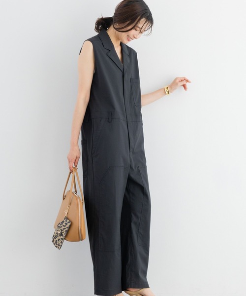 BARNYARDSTORM(バンヤードストーム)の「BARNYARDSTORM / ダブルニーオールインワン(つなぎ/オールインワン・レディース・ブラック/ベージュ・S/M)」の12枚目の写真