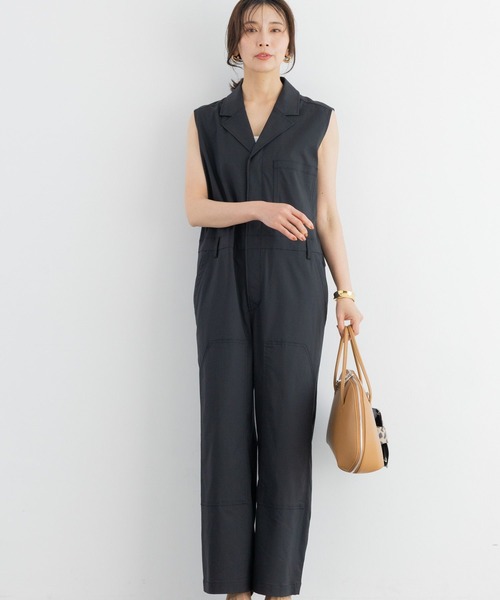 BARNYARDSTORM(バンヤードストーム)の「BARNYARDSTORM / ダブルニーオールインワン(つなぎ/オールインワン・レディース・ブラック/ベージュ・S/M)」の13枚目の写真