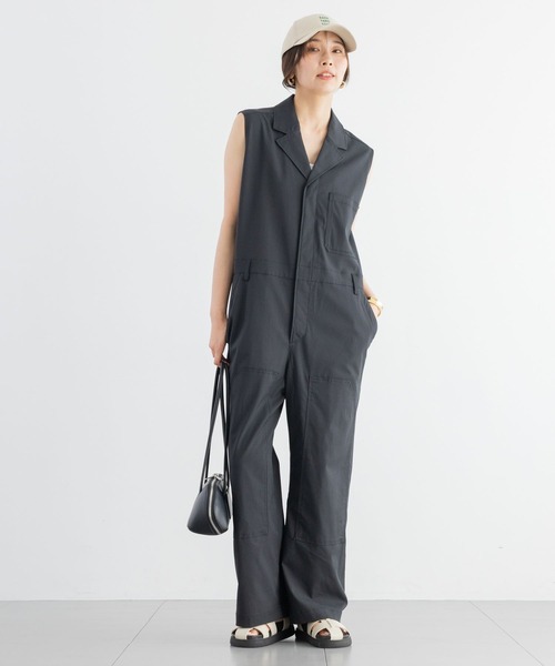 BARNYARDSTORM(バンヤードストーム)の「BARNYARDSTORM / ダブルニーオールインワン(つなぎ/オールインワン・レディース・ブラック/ベージュ・S/M)」の17枚目の写真