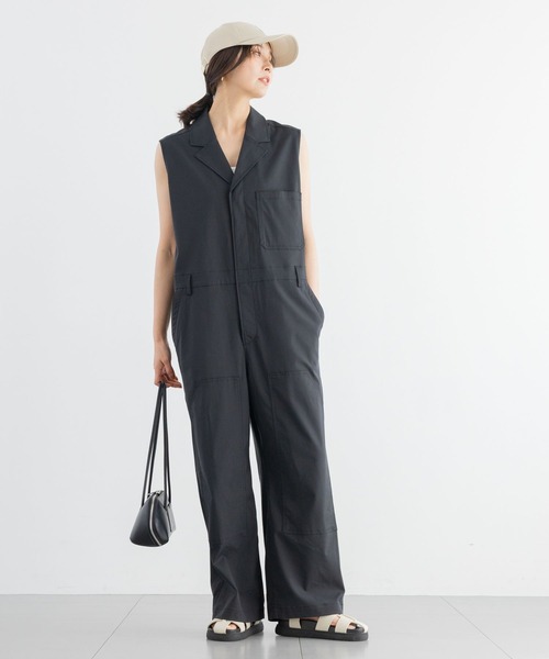 BARNYARDSTORM(バンヤードストーム)の「BARNYARDSTORM / ダブルニーオールインワン(つなぎ/オールインワン・レディース・ブラック/ベージュ・S/M)」の18枚目の写真