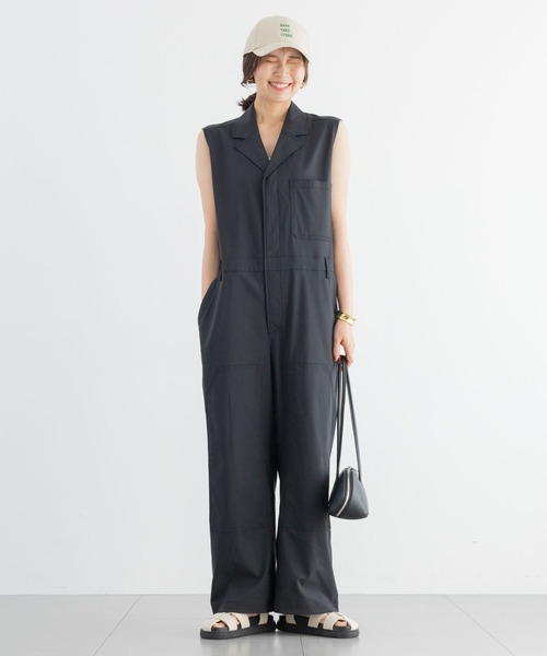 BARNYARDSTORM(バンヤードストーム)の「BARNYARDSTORM / ダブルニーオールインワン(つなぎ/オールインワン・レディース・ブラック/ベージュ・S/M)」の19枚目の写真