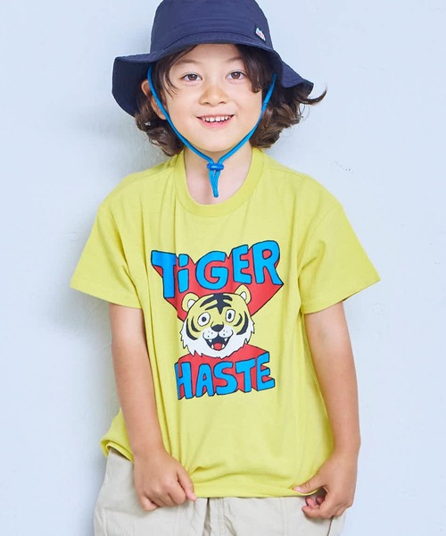 Life Support Products(ライフサポートプロダクツ)の「【プチプラ】S/S グラフィック半袖Tシャツ(Tシャツ/カットソー・キッズ・オフホワイト/マスタード/チャコール/ブラウン/ネイビー/杢グレー/ブルー/ライトピンク/グリーン/ホワイト系その他・110/100/95/90/80/150/140/130/120)」の1枚目の写真