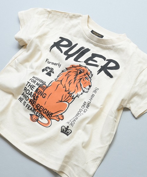 Life Support Products(ライフサポートプロダクツ)の「【プチプラ】S/S グラフィック半袖Tシャツ(Tシャツ/カットソー・キッズ・オフホワイト/マスタード/チャコール/ブラウン/ネイビー/杢グレー/ブルー/ライトピンク/グリーン/ホワイト系その他・110/100/95/90/80/150/140/130/120)」の12枚目の写真