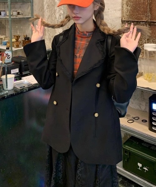 Alvia(アルビア)の「レースチェックチュールトップス(その他トップス・レディース・レッド・M)」の12枚目の写真