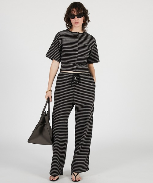 PRANK PROJECT（プランクプロジェクト）の「【2026Summer Pre-Order】2WAYジャージーカーディガン / 2WAY Jersey Cardigan（カーディガン/ボレロ・レディース・グレー/ブラック/マルチ・FREE）」の10枚目の写真