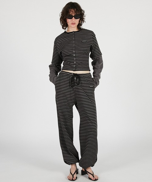 PRANK PROJECT（プランクプロジェクト）の「【2026Summer Pre-Order】2WAYジャージーカーディガン / 2WAY Jersey Cardigan（カーディガン/ボレロ・レディース・グレー/ブラック/マルチ・FREE）」の9枚目の写真