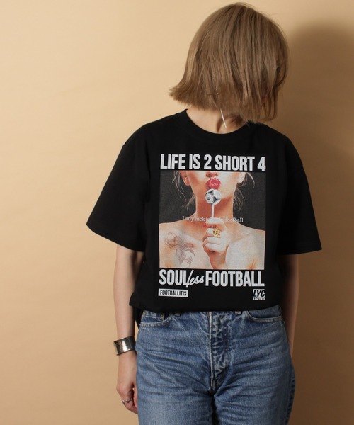 LIBERTY CITY（リバティシティ）の「【LIBERTY CITY/リバティーシティ】 [LADY LUCK] Tシャツ（Tシャツ/カットソー・メンズ・ブラック/ホワイト・4/3/2）」の2枚目の写真