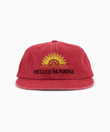 HELLO SUNRISE（ハローサンライズ）の「Washed Two Tone Logo 6Panel Cap_VTG Red（キャップ）」