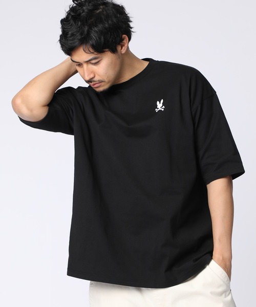 Psycho Bunny（サイコバニー）の「[WEB限定]ツアーTEE風 ロゴTシャツ（Tシャツ/カットソー・メンズ・ホワイト/ブラック・X-LARGE/LARGE/MEDIUM/SMALL）」の11枚目の写真