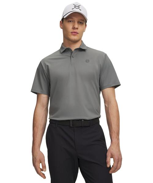 UNDER ARMOUR(アンダーアーマー)の「UAドライブチル ポロ(ゴルフ/メンズ)(ポロシャツ・メンズ・イエロー系・L/M/XL/S/2XL/3XL)」の1枚目の写真