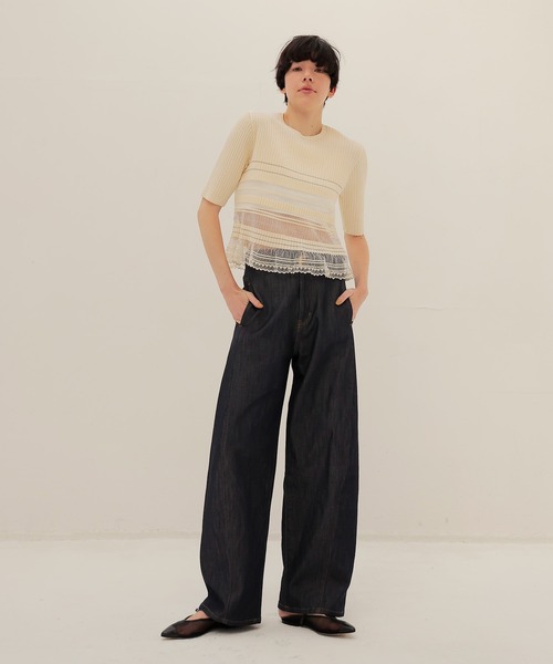 CORSO ROMA，9（コルソローマ）の「CORSO ROMA，9 / mesh mule(コルソ ローマ メッシュミュール TINA272)（パンプス・レディース・ブラック・37/36）」の4枚目の写真