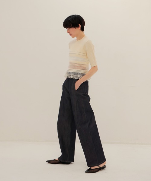 CORSO ROMA，9（コルソローマ）の「CORSO ROMA，9 / mesh mule(コルソ ローマ メッシュミュール TINA272)（パンプス・レディース・ブラック・37/36）」の5枚目の写真