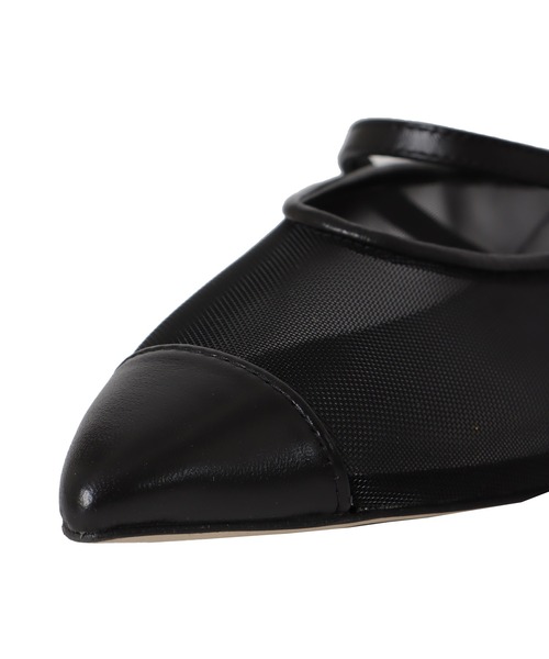 CORSO ROMA，9（コルソローマ）の「CORSO ROMA，9 / mesh mule(コルソ ローマ メッシュミュール TINA272)（パンプス・レディース・ブラック・37/36）」の11枚目の写真