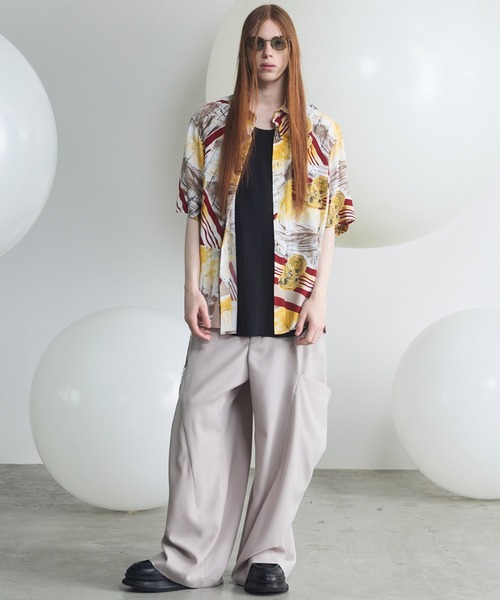 MAISON SPECIAL(メゾンスペシャル)の「《UNISEX》Linen Mix Slab Side Big Pocket Prime-Wide Pants/リネンミックススラブサイドビックポケットプライムワイドパンツ【MAISON SPECIAL/メゾンスペシャル】■セットアップ対応■(その他パンツ・メンズ・チャコールグレー/グレイッシュベージュ/ブラック・2/1/0)」の11枚目の写真