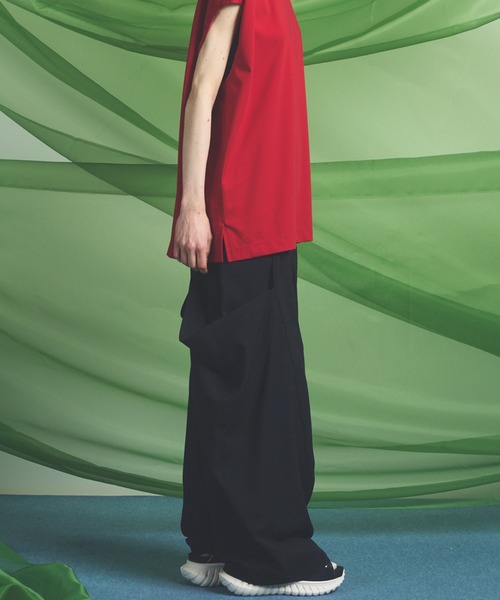 MAISON SPECIAL(メゾンスペシャル)の「《UNISEX》Linen Mix Slab Side Big Pocket Prime-Wide Pants/リネンミックススラブサイドビックポケットプライムワイドパンツ【MAISON SPECIAL/メゾンスペシャル】■セットアップ対応■(その他パンツ・メンズ・チャコールグレー/グレイッシュベージュ/ブラック・2/1/0)」の17枚目の写真