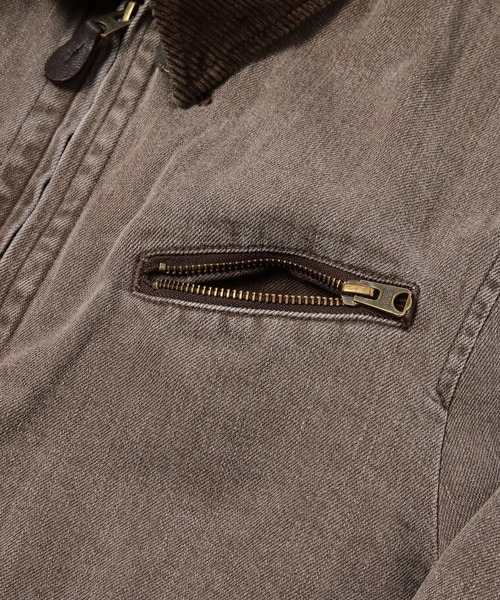 KHOKI（コッキ）の「Faded denim zip jakcet（その他アウター・メンズ・ブラウン・3）」の7枚目の写真