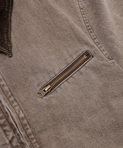 KHOKI（コッキ）の「Faded denim zip jakcet（その他アウター・メンズ・ブラウン・3）」の6枚目の写真