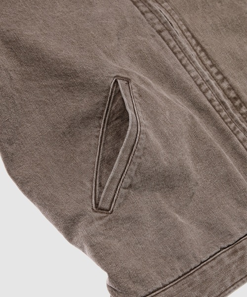 KHOKI（コッキ）の「Faded denim zip jakcet（その他アウター・メンズ・ブラウン・3）」の9枚目の写真