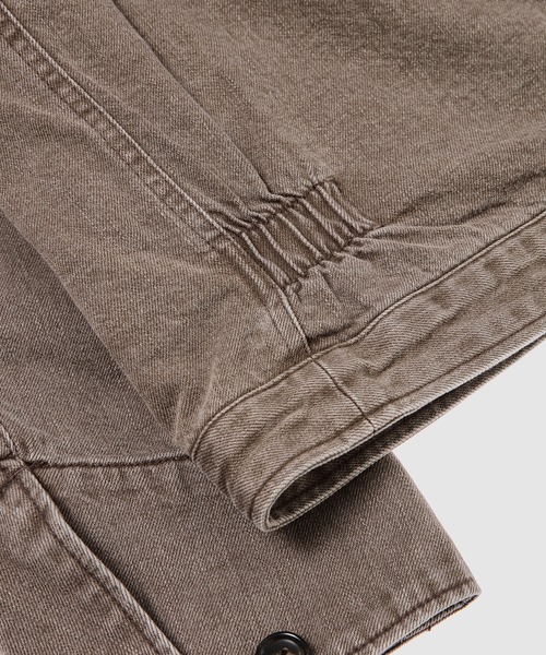 KHOKI（コッキ）の「Faded denim zip jakcet（その他アウター・メンズ・ブラウン・3）」の11枚目の写真