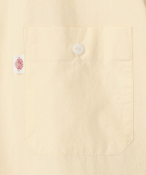 DANTON(ダントン)の「DANTON | コットンポプリン ドルマンワークシャツ WOMEN(シャツ/ブラウス・レディース・アイボリー/チャコール・36)」の12枚目の写真