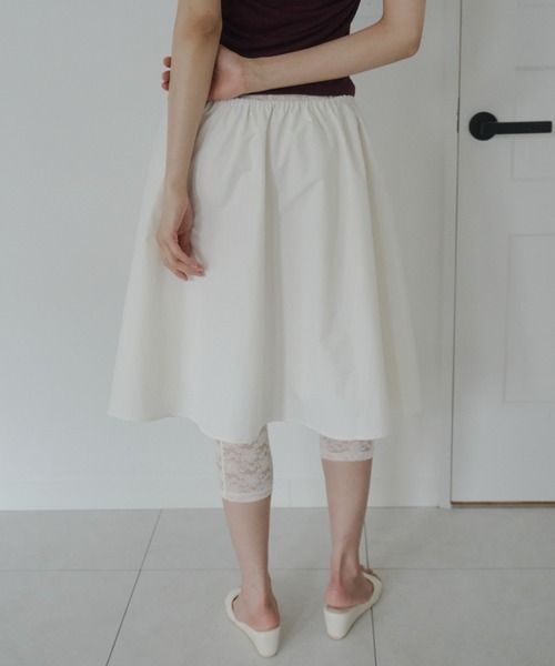 FEKETE(フェケテ)の「ribbon flared skirt / リボンフレアスカート(スカート・レディース・ネイビー/アイボリー/パープル・FREE)」の15枚目の写真