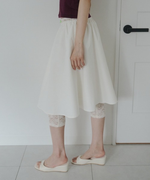 FEKETE(フェケテ)の「ribbon flared skirt / リボンフレアスカート(スカート・レディース・ネイビー/アイボリー/パープル・FREE)」の16枚目の写真