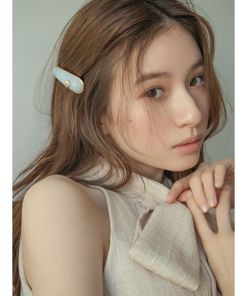 LILY BROWN(リリーブラウン)の「アメスリティアード2wayブラウス(シャツ/ブラウス・レディース・ベージュ/ラベンダー/グリーン/ブラック・F)」の7枚目の写真
